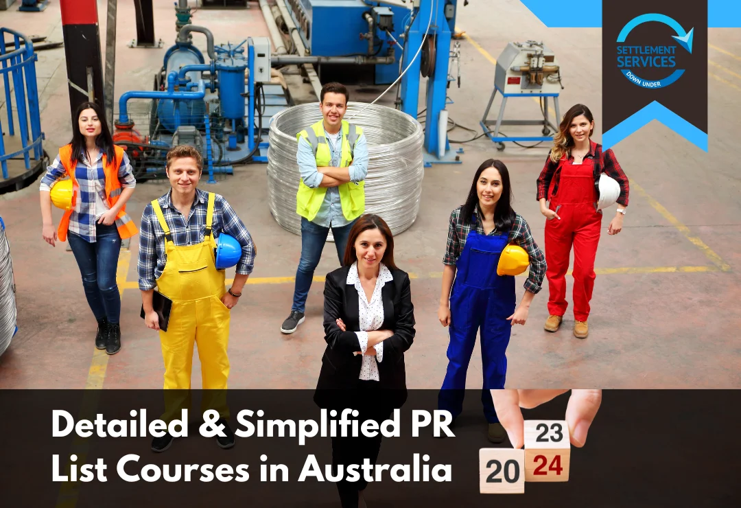 PR List Courses in Australia 2024